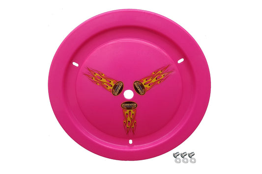 DOMINATOR RACE PRODUCTS Wheel Cover Dzus-On Pink Real Style DOMINATOR RACE PRODUCTS