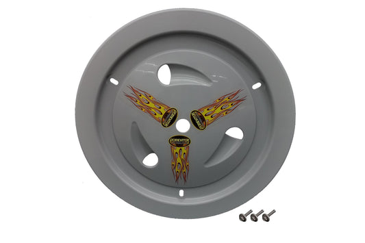 DOMINATOR RACE PRODUCTS Wheel Cover Bolt-On Gray Real Style DOMINATOR RACE PRODUCTS