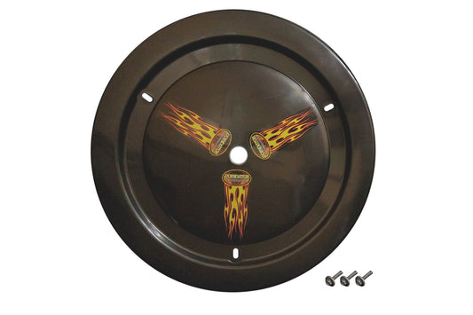 DOMINATOR RACE PRODUCTS Wheel Cover Bolt-On Black DOMINATOR RACE PRODUCTS