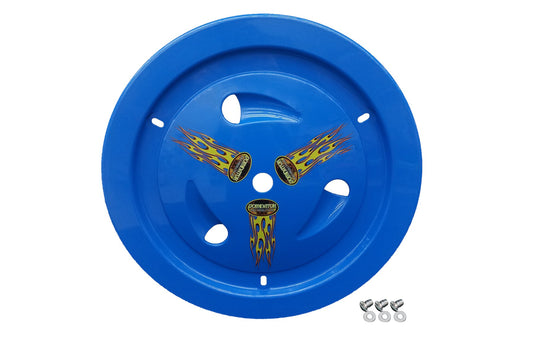 DOMINATOR RACE PRODUCTS Wheel Cover Dzus-On Blue DOMINATOR RACE PRODUCTS