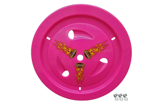 DOMINATOR RACE PRODUCTS Wheel Cover Dzus-On Pink DOMINATOR RACE PRODUCTS