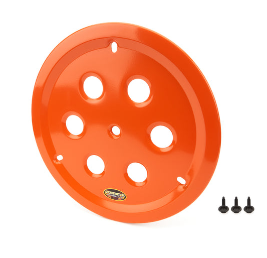 DOMINATOR RACE PRODUCTS Wheel Cover Hole Vent Alum Bolt 15in Orange DOMINATOR RACE PRODUCTS