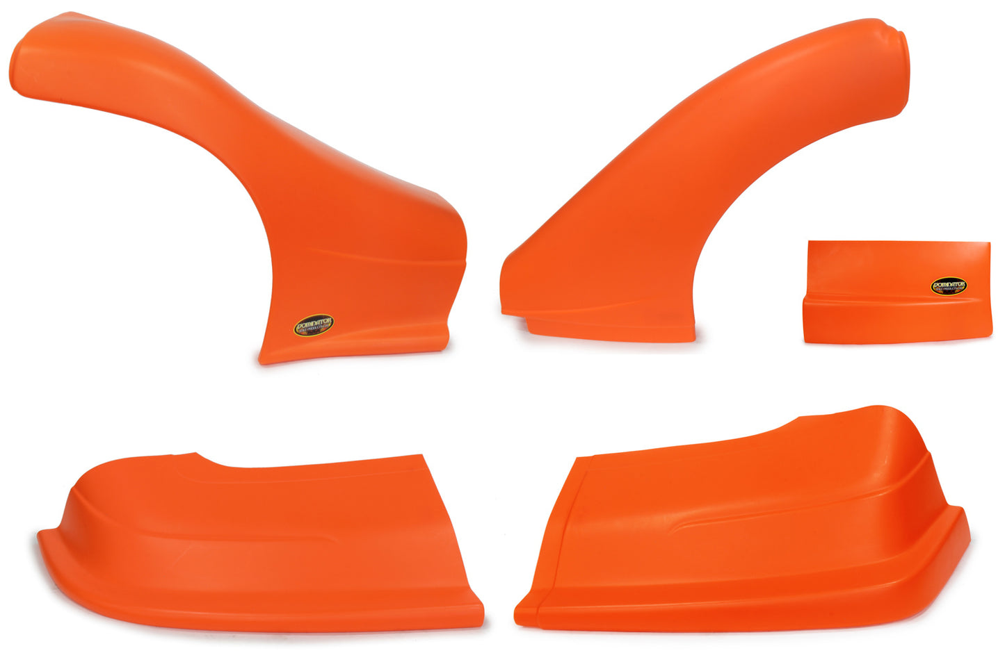 DOMINATOR RACE PRODUCTS Dominator Late Model Nose Kit Flou Orange DOMINATOR RACE PRODUCTS