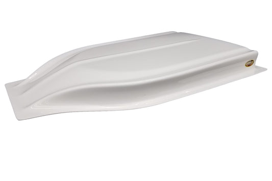 DOMINATOR RACE PRODUCTS Hood Scoop Stalker 2.5in Street Stock White DOMINATOR RACE PRODUCTS