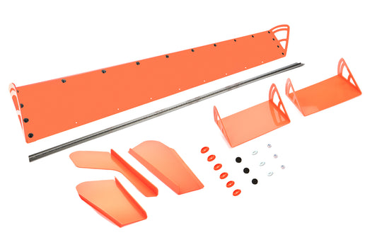 DOMINATOR RACE PRODUCTS Plastic Spoiler 8x72in LM Fluorescent Orange DOMINATOR RACE PRODUCTS