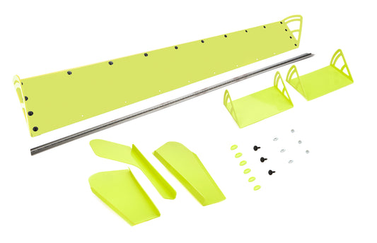 DOMINATOR RACE PRODUCTS Plastic Spoiler 8x72in LM Fluorescent Yellow DOMINATOR RACE PRODUCTS