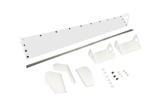 DOMINATOR RACE PRODUCTS Plastic Spoiler 8x72in LM White DOMINATOR RACE PRODUCTS