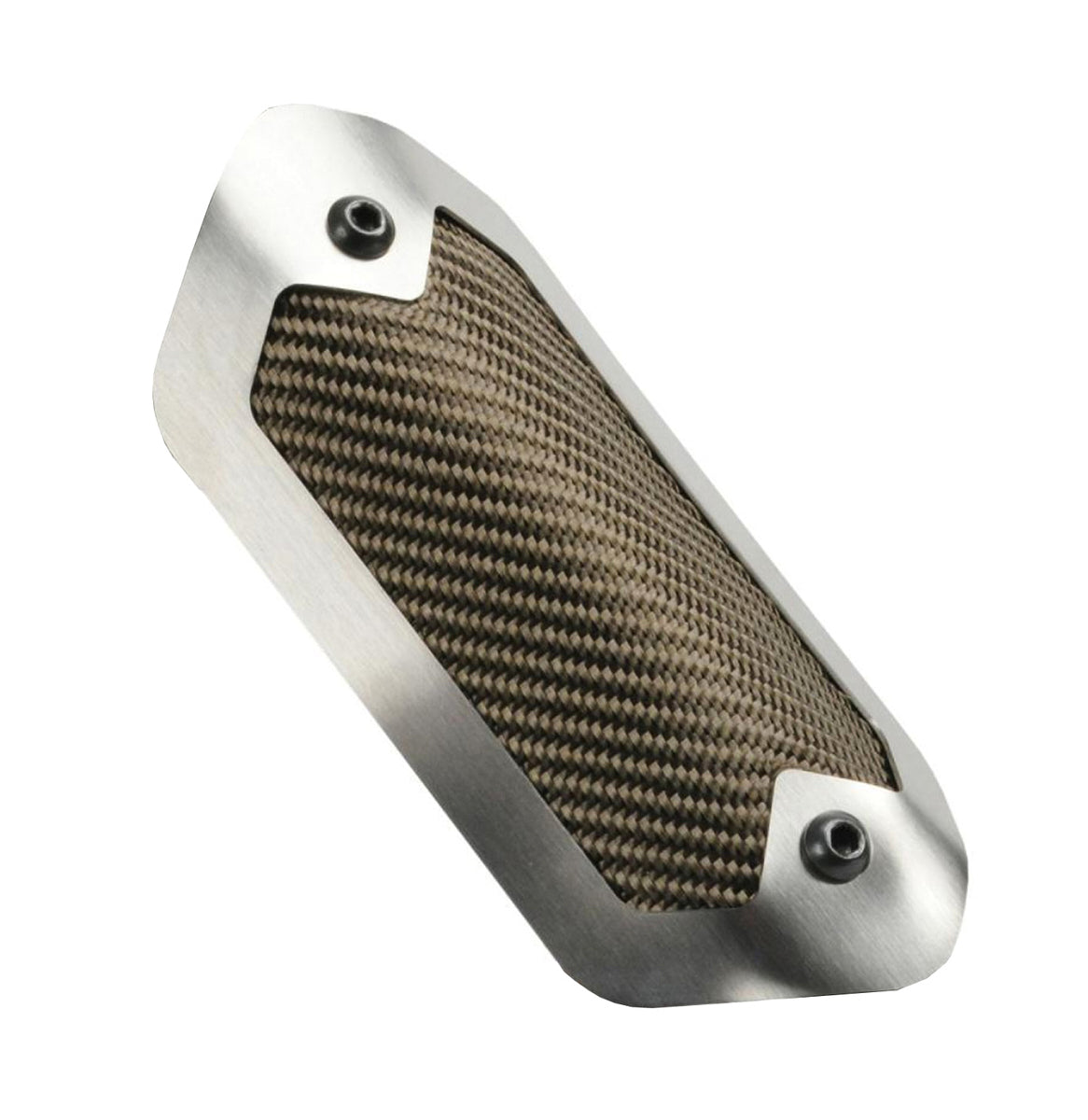 DESIGN ENGINEERING Flexible Heat Shield 3.5 inx6.5in Brushed/Titanim DESIGN ENGINEERING