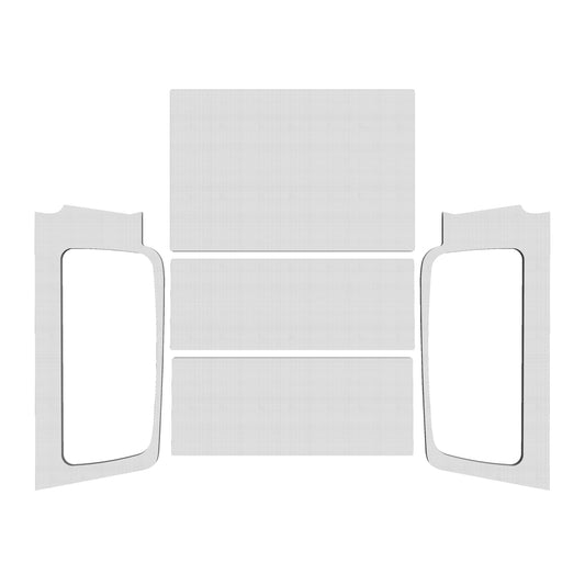 DESIGN ENGINEERING 2004-06 Jeep Wrangler LJ Headliner Kit White DESIGN ENGINEERING