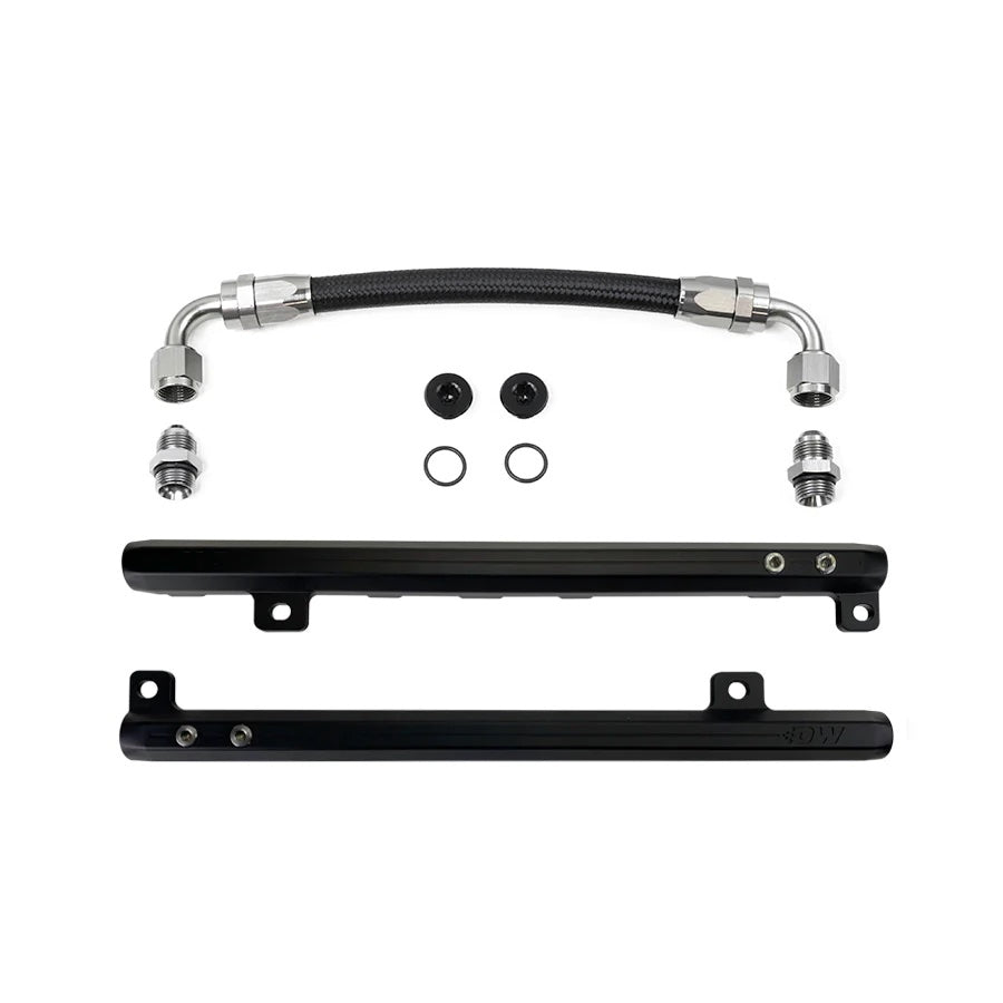 DEATSCHWERKS Billet Fuel Rails w/ Crossover Ford 4.6L 2V DEATSCHWERKS