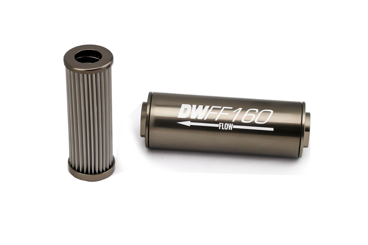 DEATSCHWERKS Fuel Filter 8an Female ORB Ports 160mm Length DEATSCHWERKS