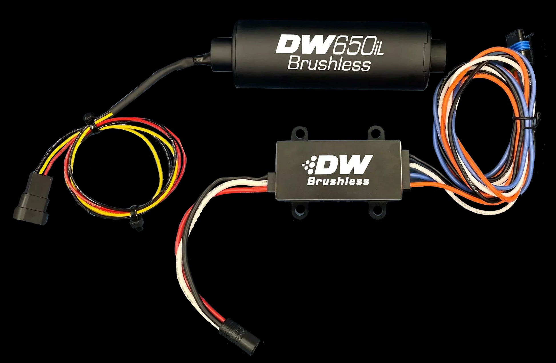 DEATSCHWERKS DW 650IL Brushless Fuel Pump w/Single/Dual Cont. DEATSCHWERKS