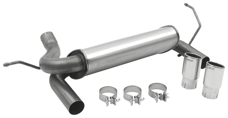 DYNOMAX SS Axle Back Exhaust 07-18 Wrangler 3.6/3.8L DYNOMAX