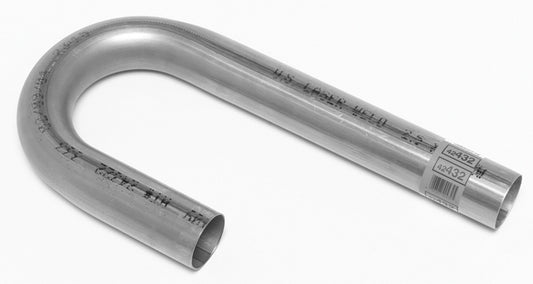 DYNOMAX 2.5in SS J-Bend Pipe 4.25 Radius 16 Gauge DYNOMAX