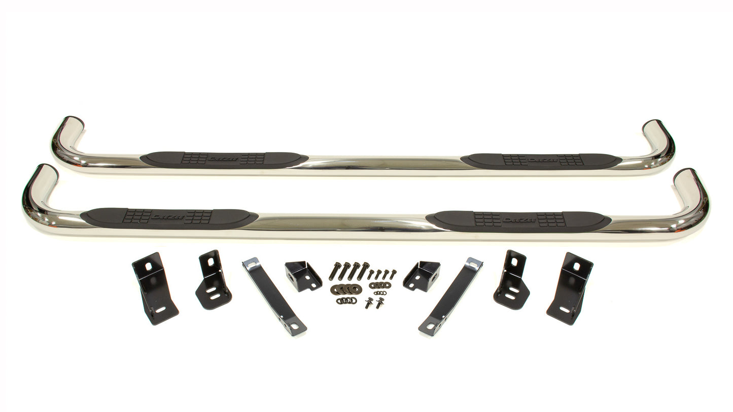 DEE ZEE 3in Round Step Bars 14- GM P/U Crew Cab DEE ZEE