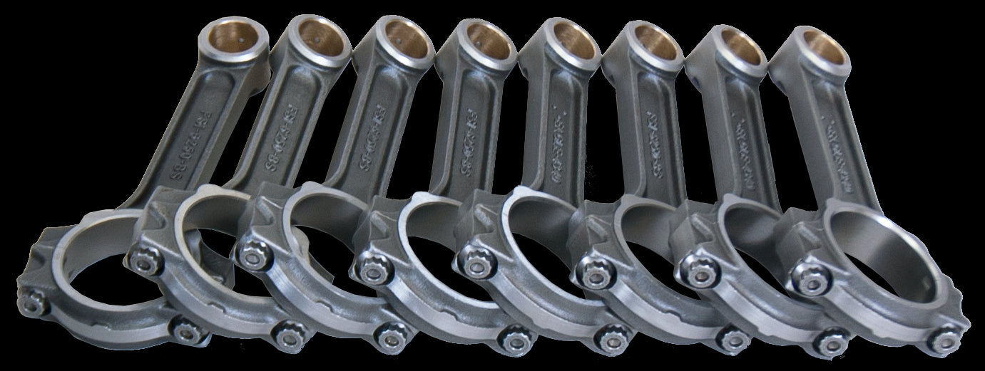 EAGLE SBC Forged 4340 I-Beam Rods 6.250 w/7/16 Bolts EAGLE