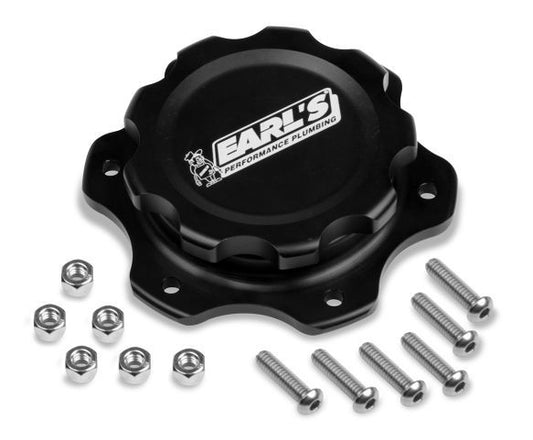 EARLS Alm Fuel Cell Cap & Bung w/6 Bolt Flange EARLS