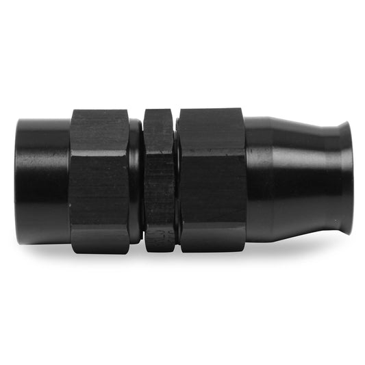 EARLS #8 Ultra Pro Hose End Straight - Black EARLS