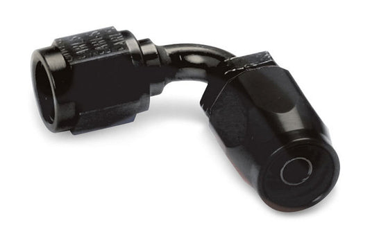 EARLS 4 90 Degree Auto-Fit Hose End Black EARLS