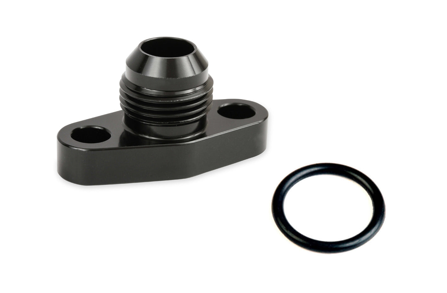 EARLS Turbo Oil Drain Back Flange  10an - Black EARLS