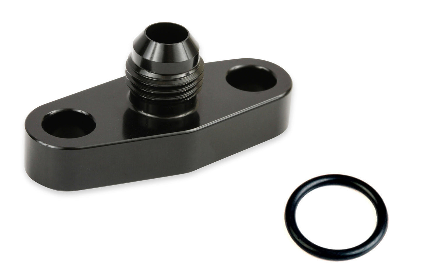 EARLS Turbo Oil Drain Back Flange  6an - Black EARLS