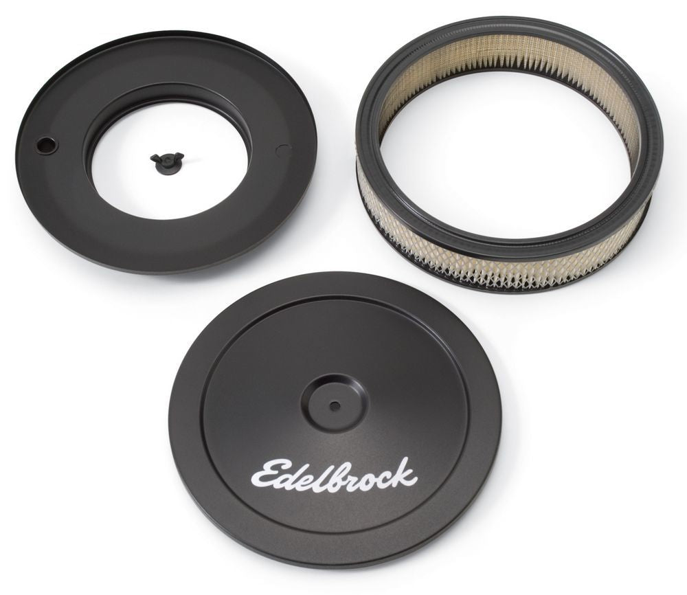 EDELBROCK 10in Signature Series A/C - Black EDELBROCK