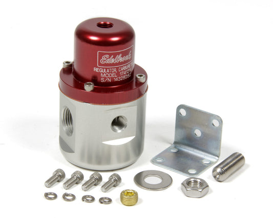 EDELBROCK Fuel Pressure Regulator Bypass Style 160GPH Red EDELBROCK