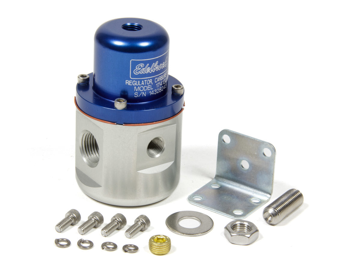 EDELBROCK Fuel Pressure Regulator Bypass Style 160GPH Blue EDELBROCK