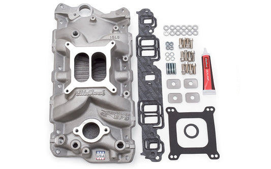 EDELBROCK SBC 2701 Intake Manifold & Installation Kit EDELBROCK