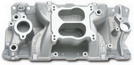 EDELBROCK SBC Performer Air Gap Manifold - 262-400 EDELBROCK