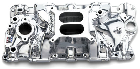 EDELBROCK SBC Performer EPS Manifold - Polished EDELBROCK