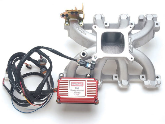 EDELBROCK SBC Victor Jr. Manifold - LS1- 4150 Flange EDELBROCK