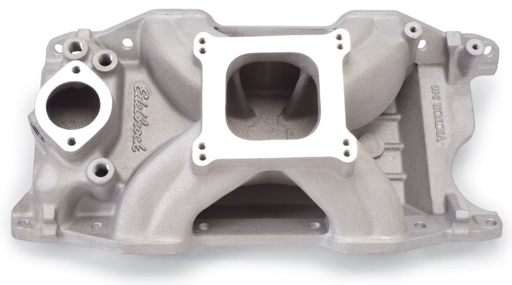 EDELBROCK SBM Victor Manifold - 340-360 EDELBROCK