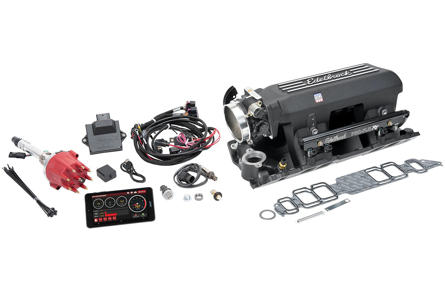 EDELBROCK Pro-Flo 4 EFI Kit BBC Gen V w/RP Heads EDELBROCK