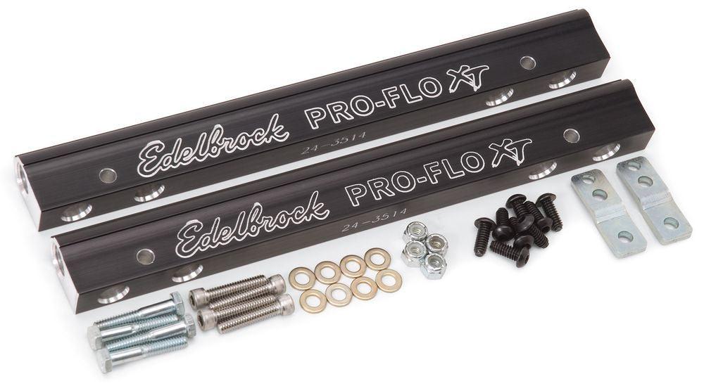 EDELBROCK EFI Fuel Rail Kit SBC Pro-Flo XT Use w/7137 EDELBROCK