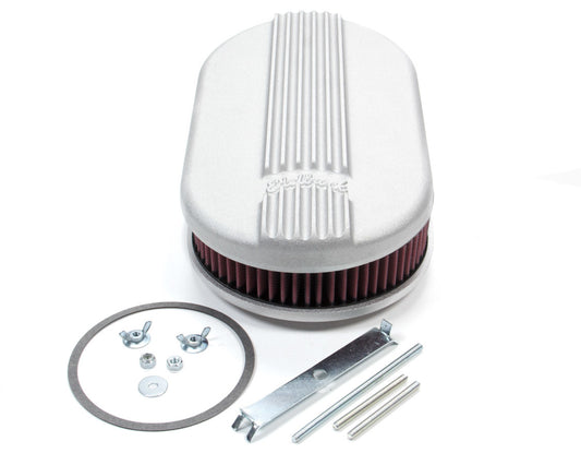 EDELBROCK Air Cleaner Kit Classic Finned Small Oval EDELBROCK