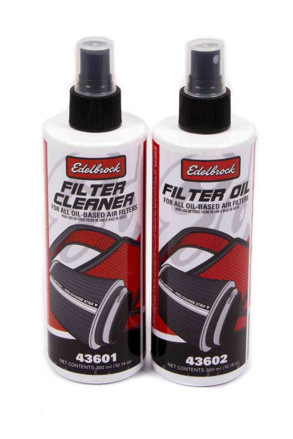 EDELBROCK Air Filter Cleaning Kit Clear Oil EDELBROCK