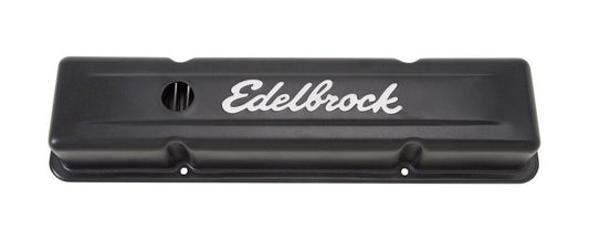 EDELBROCK SBC Signature Series V/C's - Black EDELBROCK