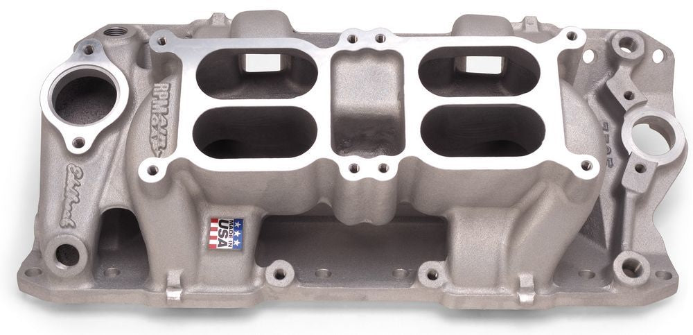 EDELBROCK SBC Dual Quad Air Gap Intake Manifold EDELBROCK