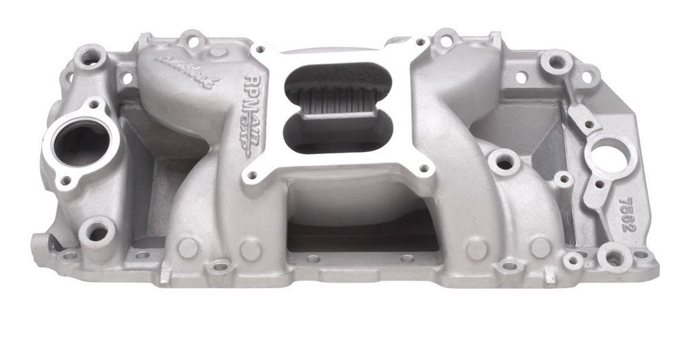 EDELBROCK BBC Performer RPM A/G Manifold- R/P - 396-502 EDELBROCK