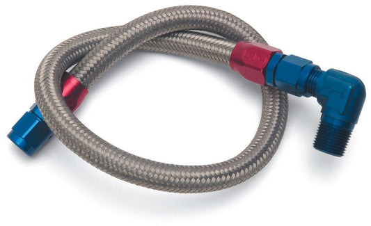 EDELBROCK SBC S/S Braided Fuel Line Kit EDELBROCK