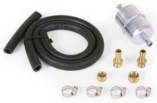 EDELBROCK 3/8in Fuel Line & Filter Kit EDELBROCK