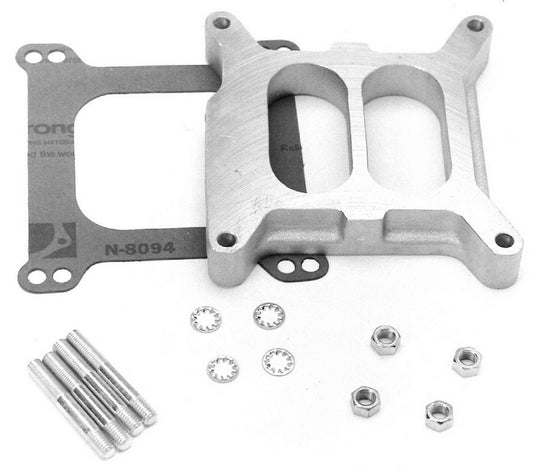 EDELBROCK Carburetor Spacer - 1in Divided EDELBROCK