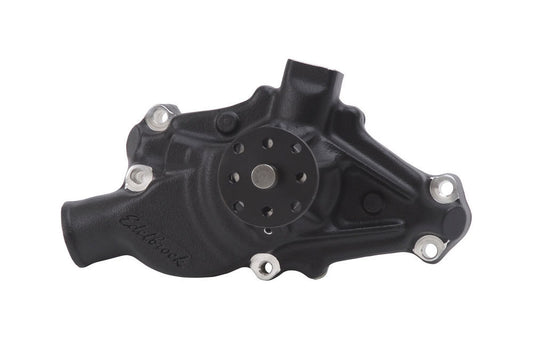 EDELBROCK SBC Water Pump - Short Black EDELBROCK