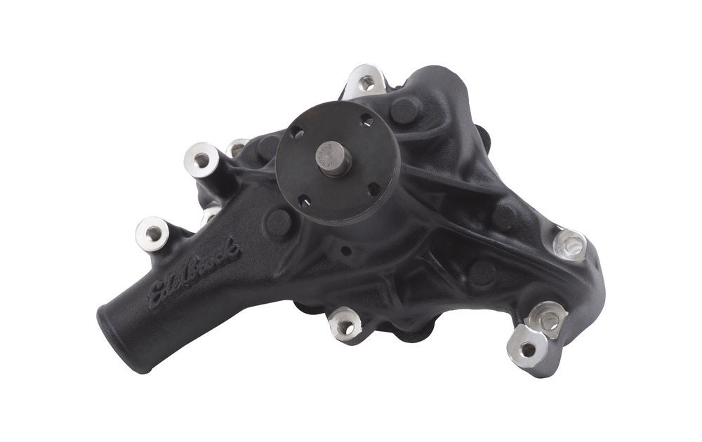 EDELBROCK SBC Water Pump - Long Black EDELBROCK