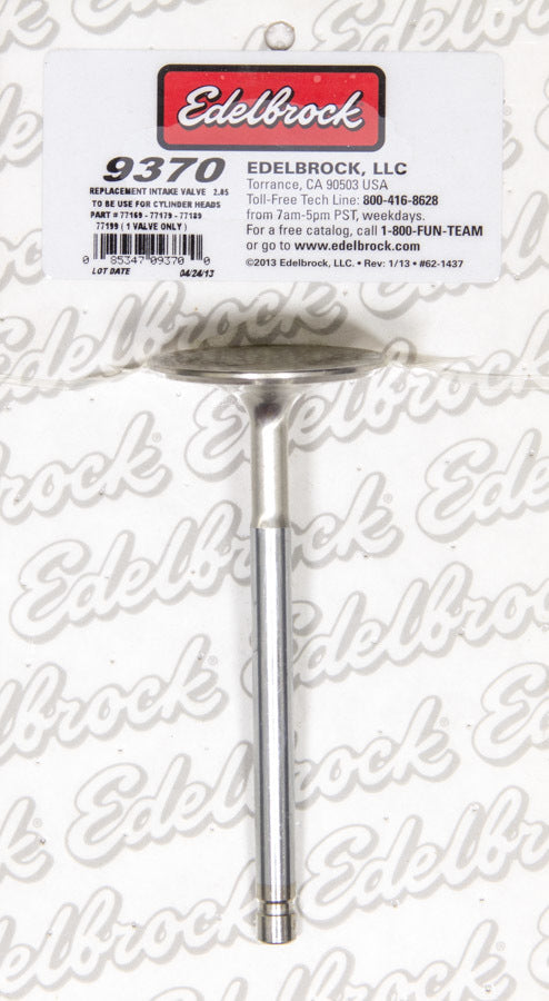 EDELBROCK Intake Valve - 2.050 (1) EDELBROCK