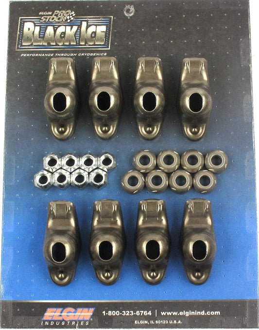 ELGIN SBC Black Ice Rocker Arm Kit 1.6 Ratio (8pk) ELGIN