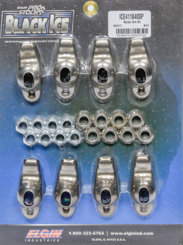 ELGIN SBC B/I Rocker Arm Kit 1.60 Ratio 7/16 Stud ELGIN