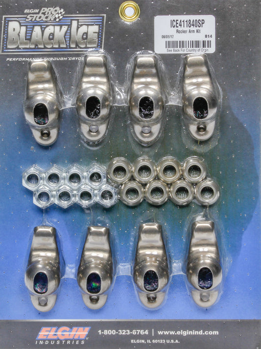 ELGIN SBC B/I Rocker Arm Kit 1.60 Ratio 7/16 Stud ELGIN