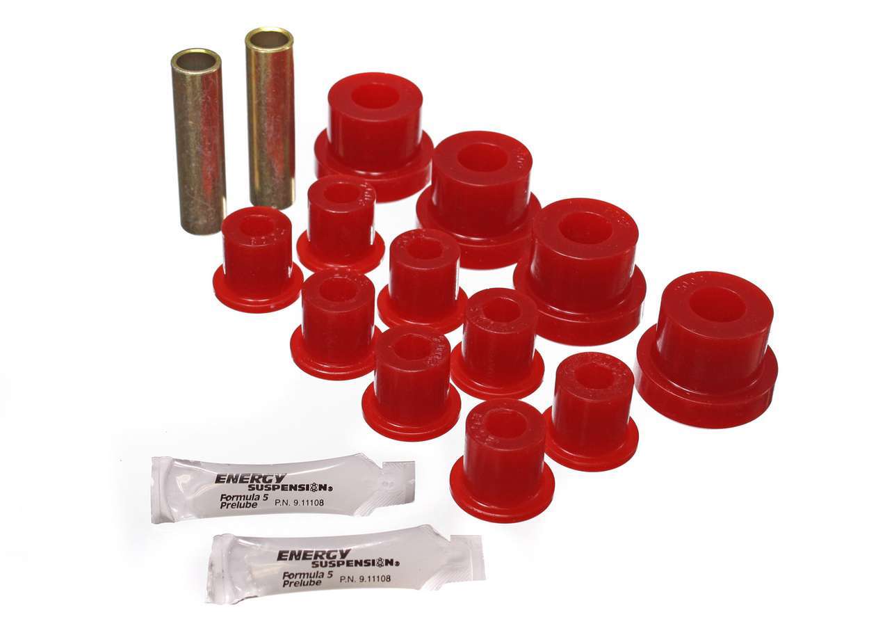 ENERGY SUSPENSION 76-86 CJ Frt Sprng Bush Red ENERGY SUSPENSION